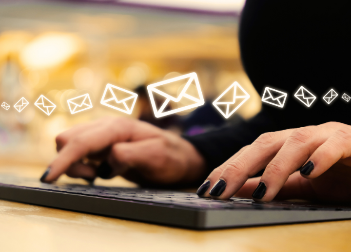 laptop and email icons